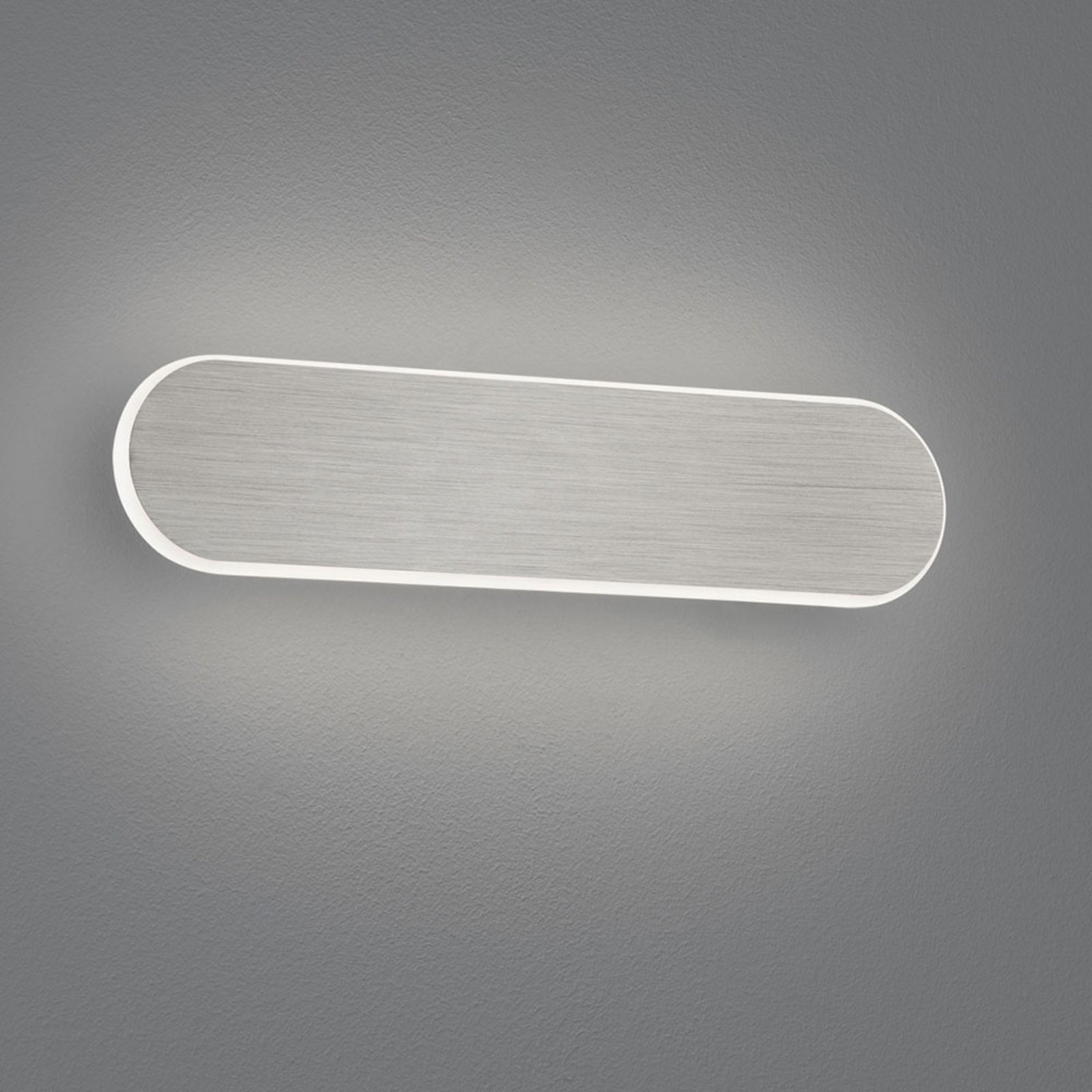 LED wandlamp Carlo, SwitchDim, 35 cm, nikkel mat