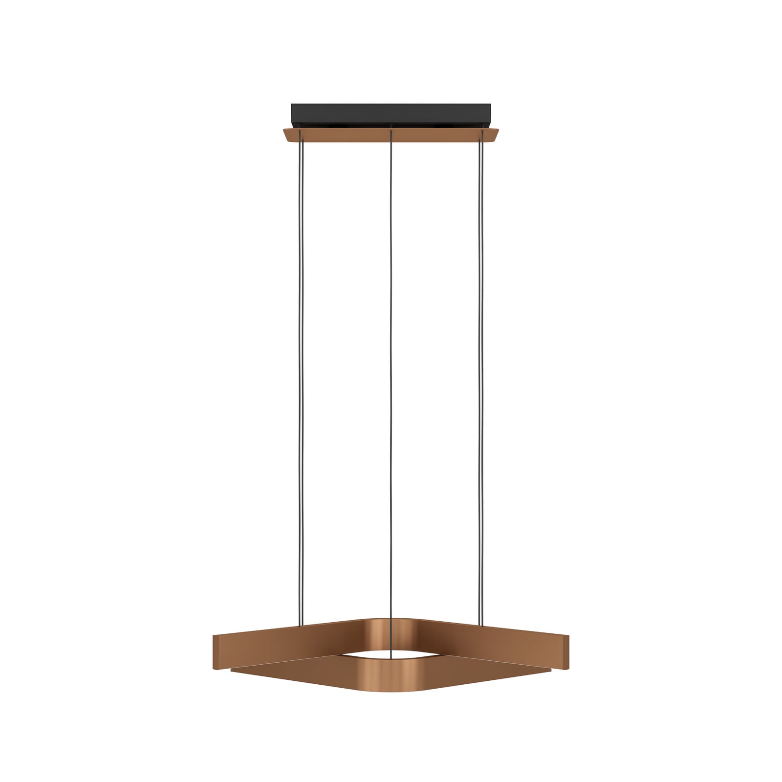 LED hanglamp Folcino-Z, bronskleurig, 64 cm, CCT