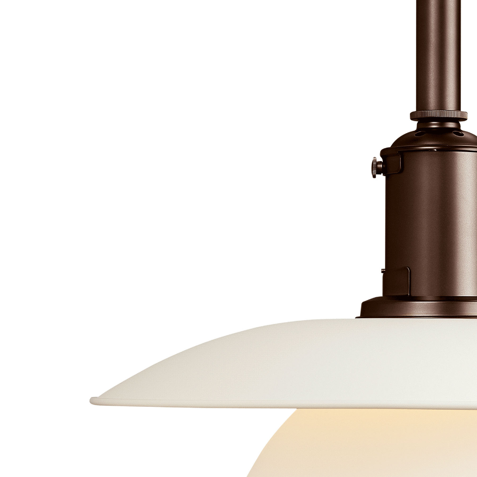 Висяща лампа Louis Poulsen PH 3 1/2-3 мед/бяло