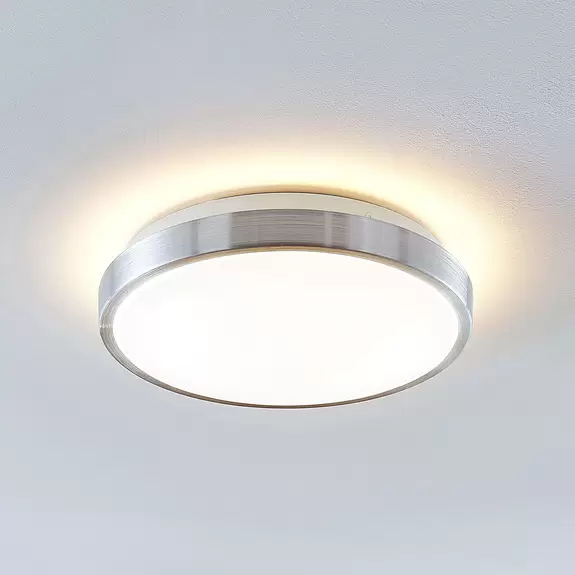 Lampenwelt Lindby Emelie LED-Deckenlampe, rund, 27 cm