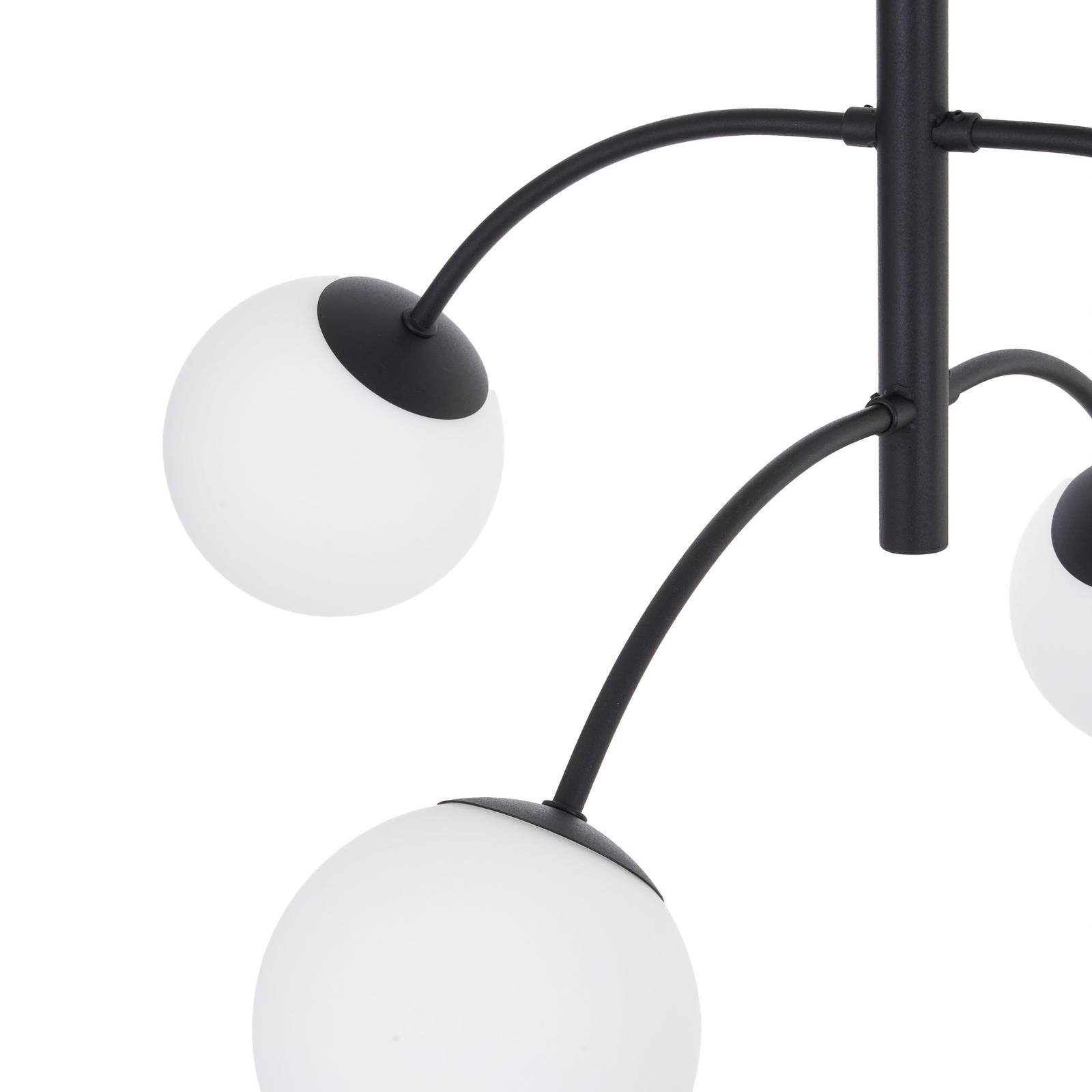 Euluna loftslampe Karda sort 4-lys