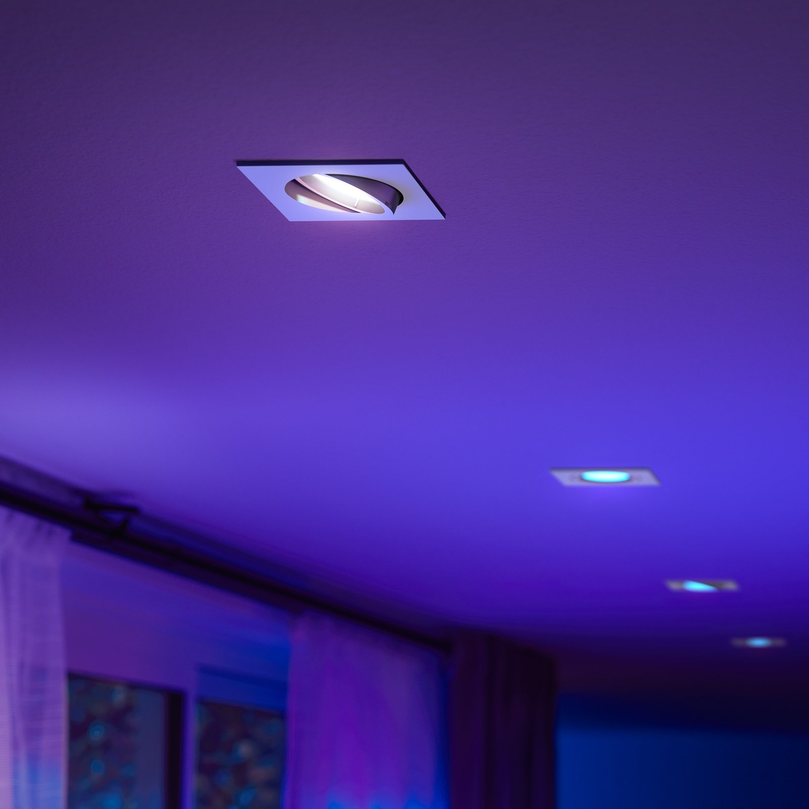 Philips Hue Centura LED spotlight, angular, white