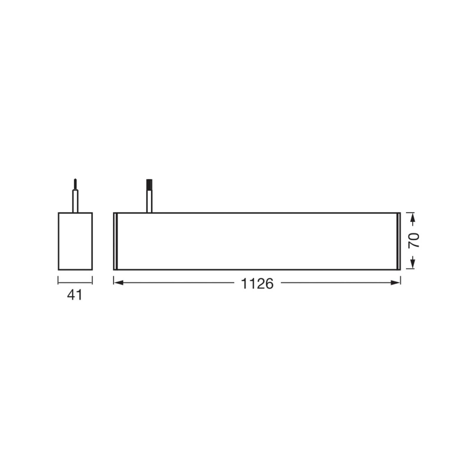 OSRAM LED-Hängelampe Office line Cuboid weiß 4.000 K DIM günstig online kaufen