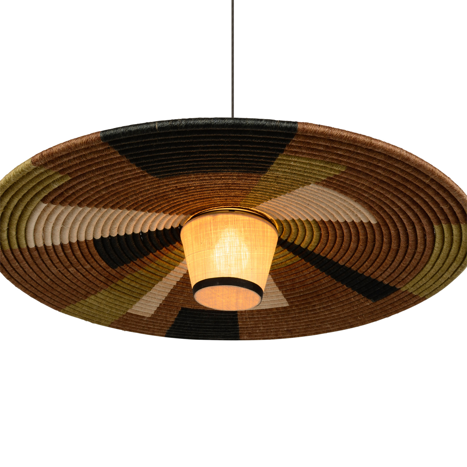 Parrot Lámpara Colgante L Brown - Forestier