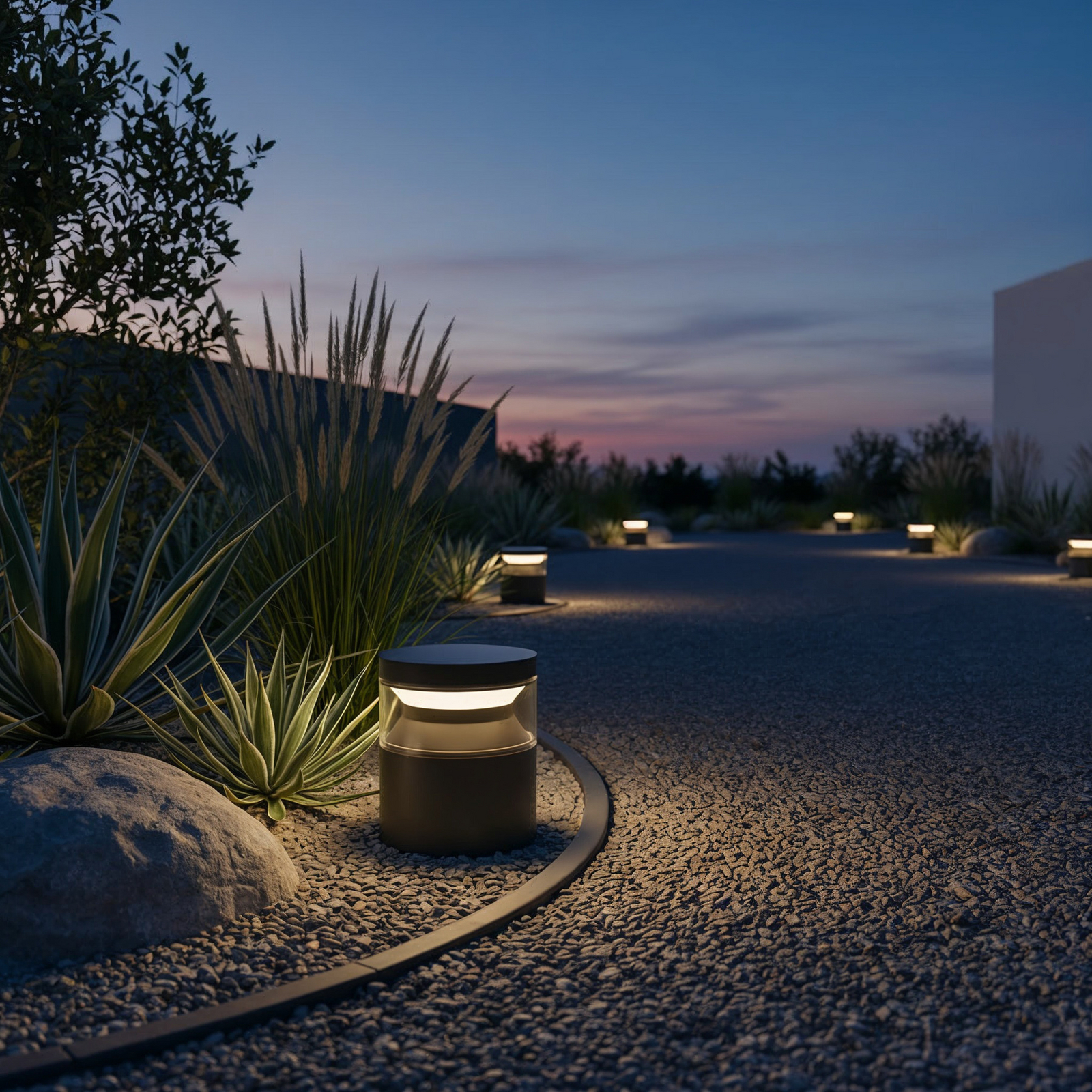 Ideal Lux LED postolje Boeing, crna, visina 15 cm