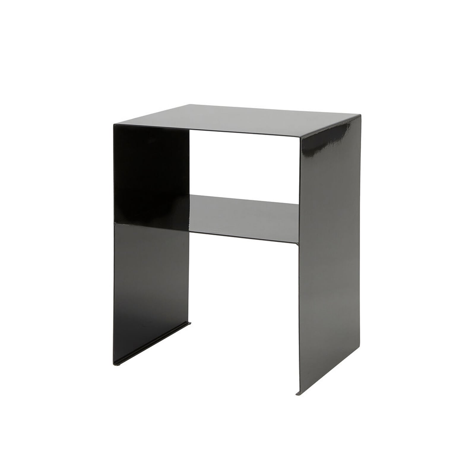 Tavolino HDFari, nero, 50 cm, metallo - House Doctor