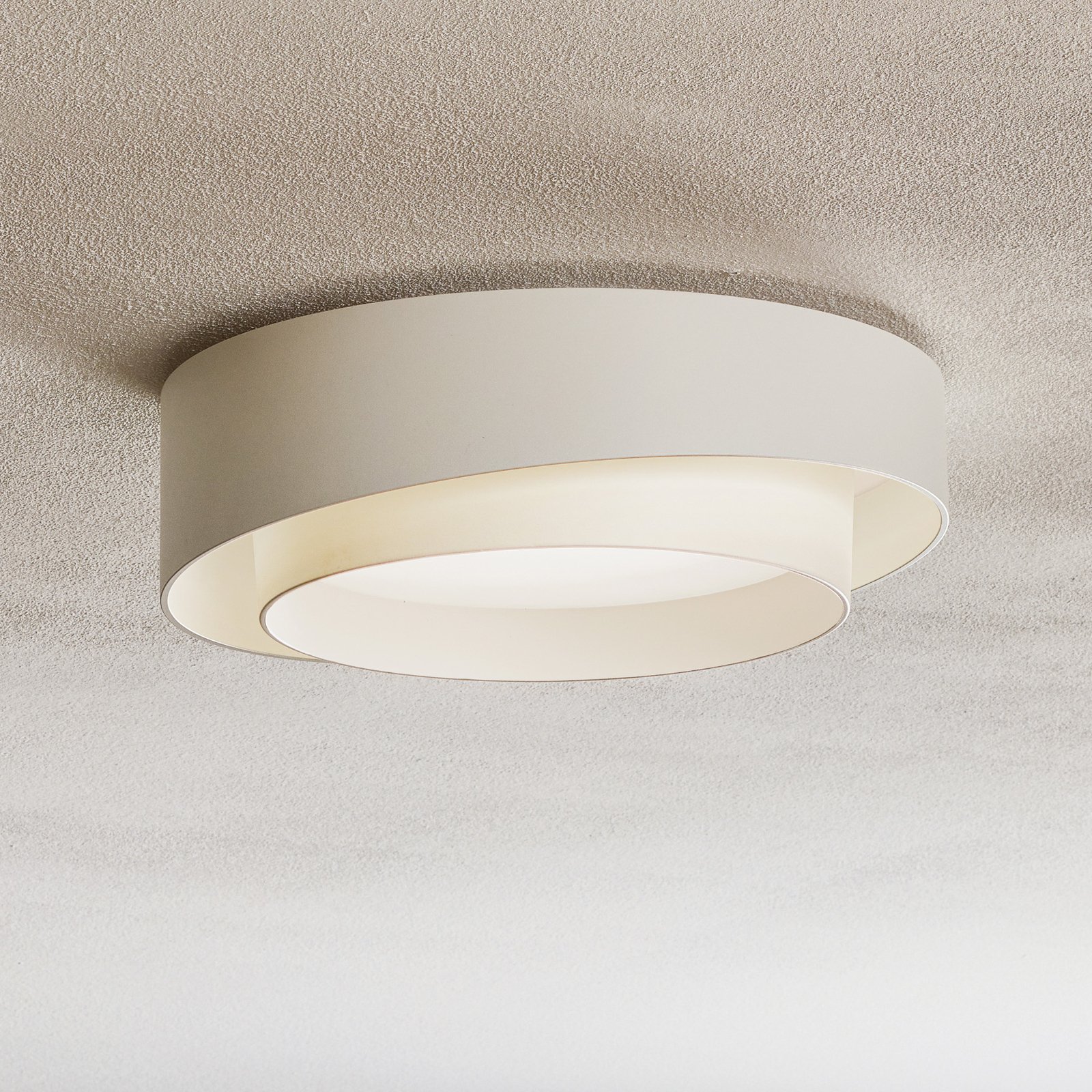 Vervolgen Opsplitsen Guinness Witte led ontwerp plafondlamp Centric | Lampen24.be