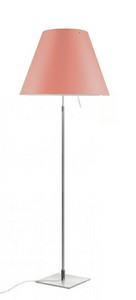 Costanza Stehleuchte Alu/Edgy Rosa - Luceplan
