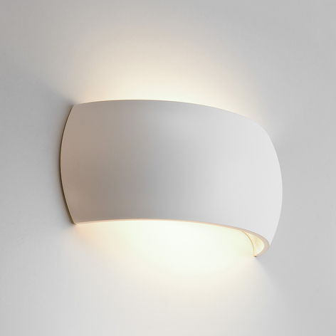 Astro Milo Gips-Wandleuchte, bemalbar, 30,8 cm