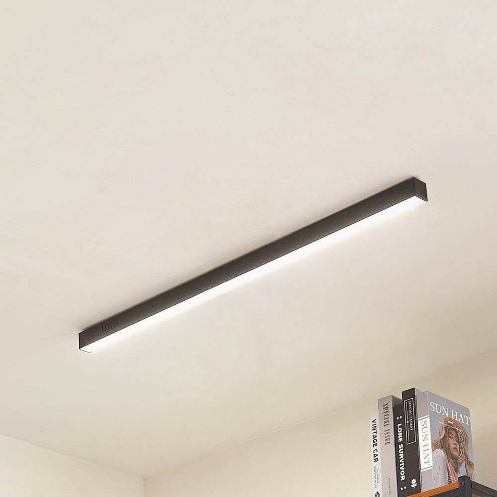 Teniona LED Plafond Svart - Lucande