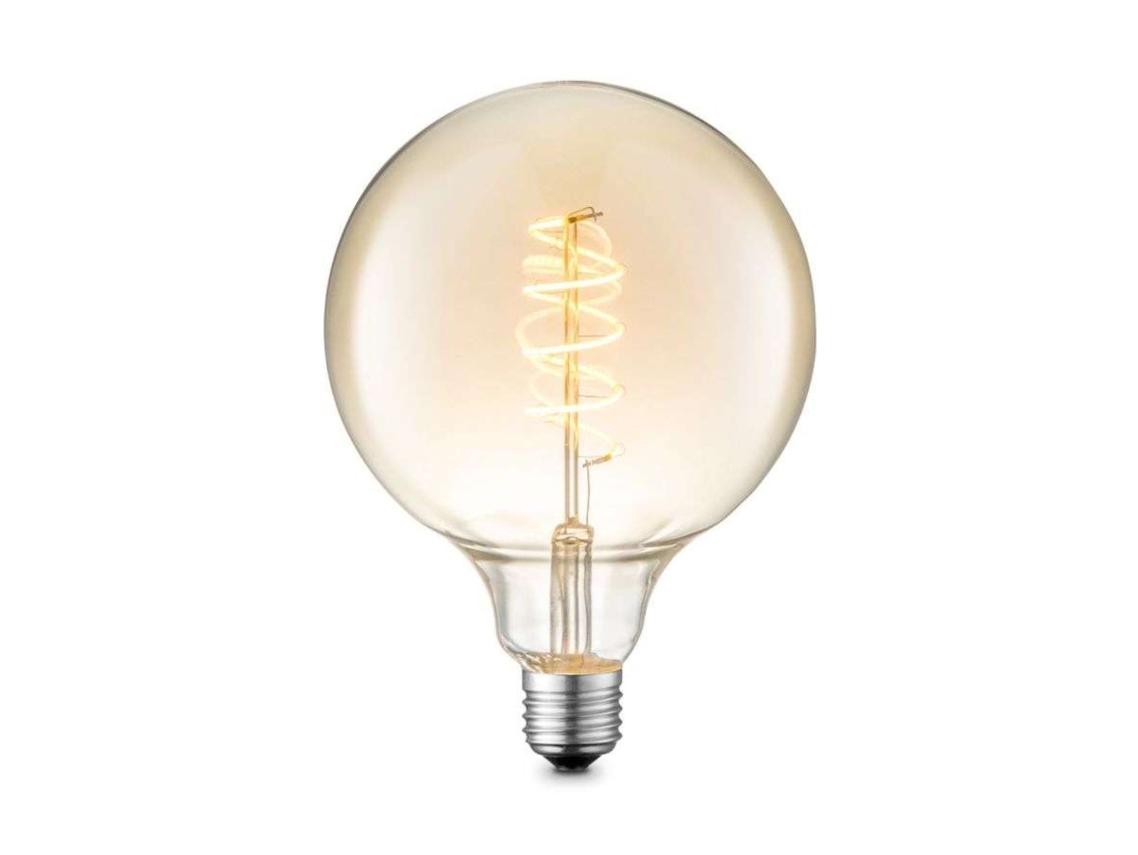 Bombilla LED 4W Amber G125 Regulable E27 - Lucande