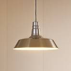 Lindby Laylan pendant light, black/white, Ø 46 cm, metal