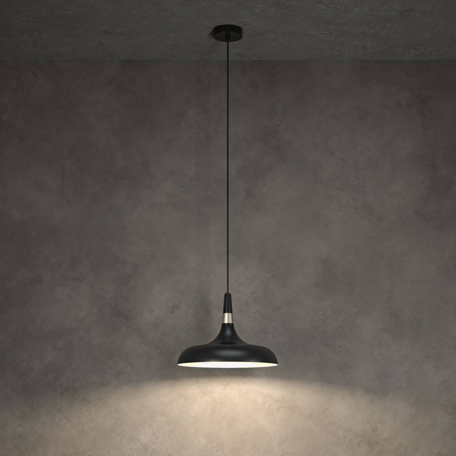 Żyrandol Paulmann Juna STYLE, czarna, Ø 34 cm, metalowa