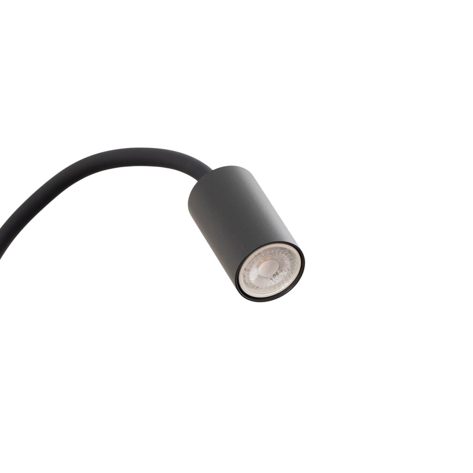Lampe sur pied Eye Flex avec bras flexible, noir