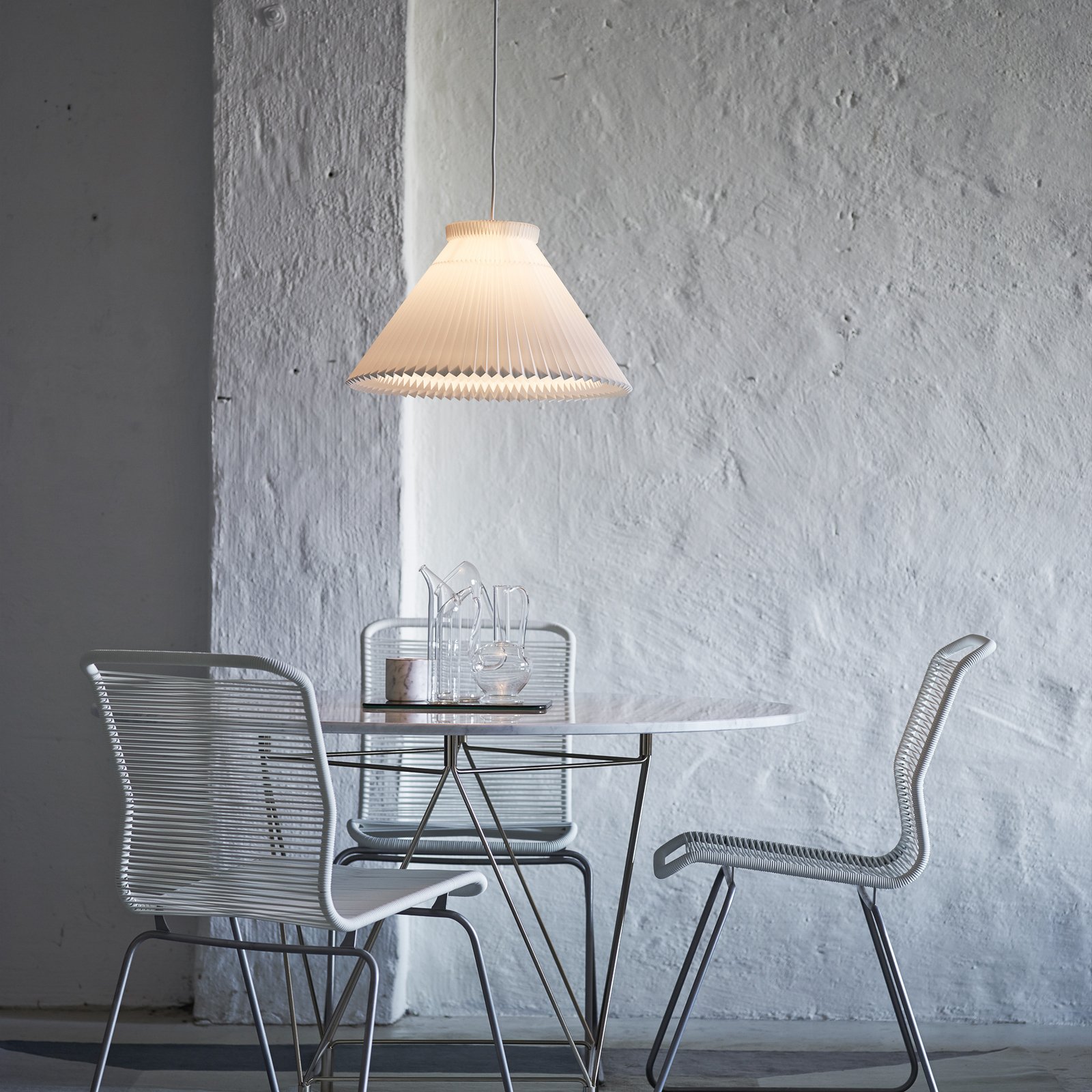 LE KLINT Hängeleuchte Model 1, Papier, weiß, Ø 44 cm