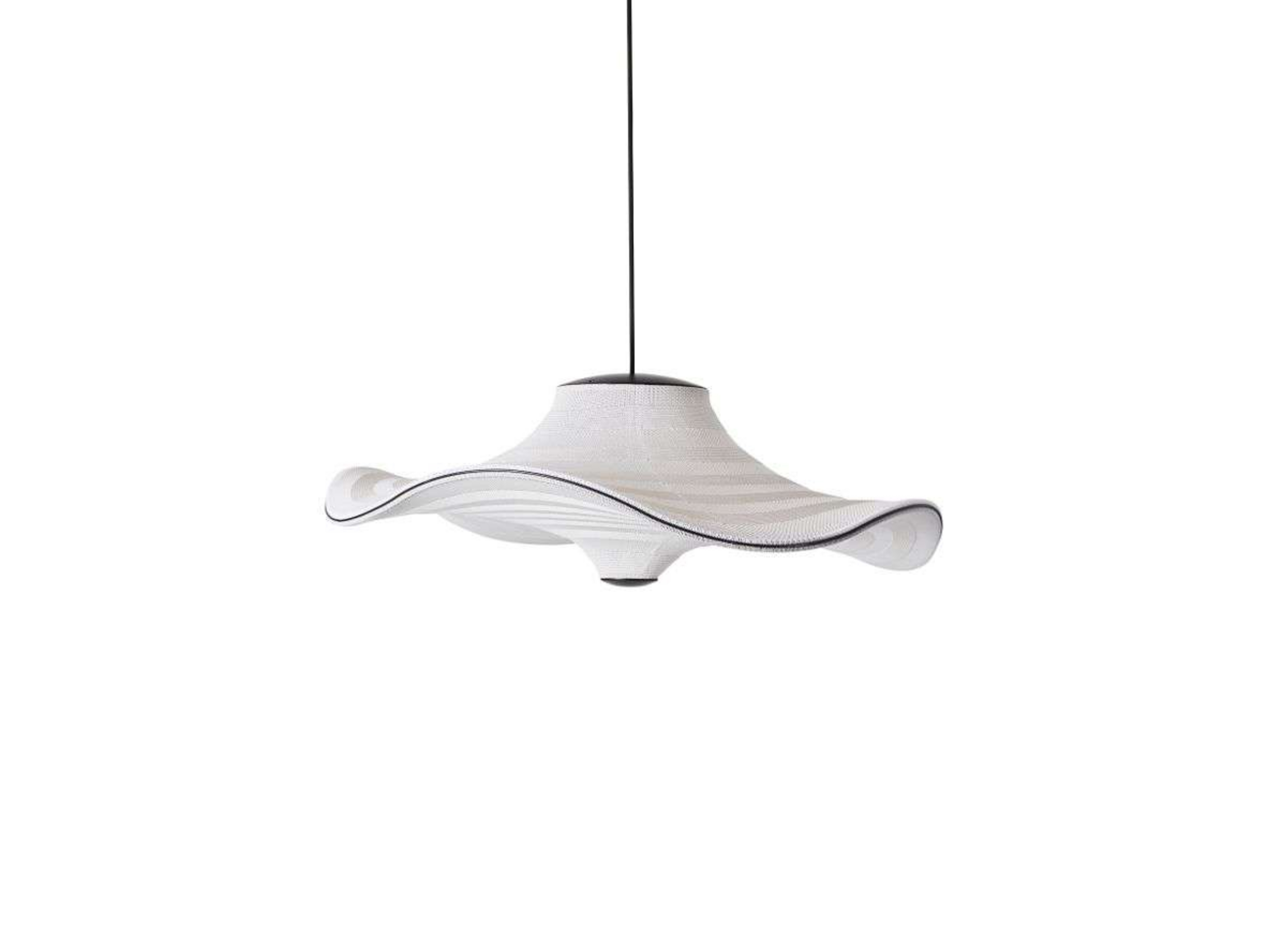 Flying Ø96 LED Pendelleuchte Ivory White - Made By Hand