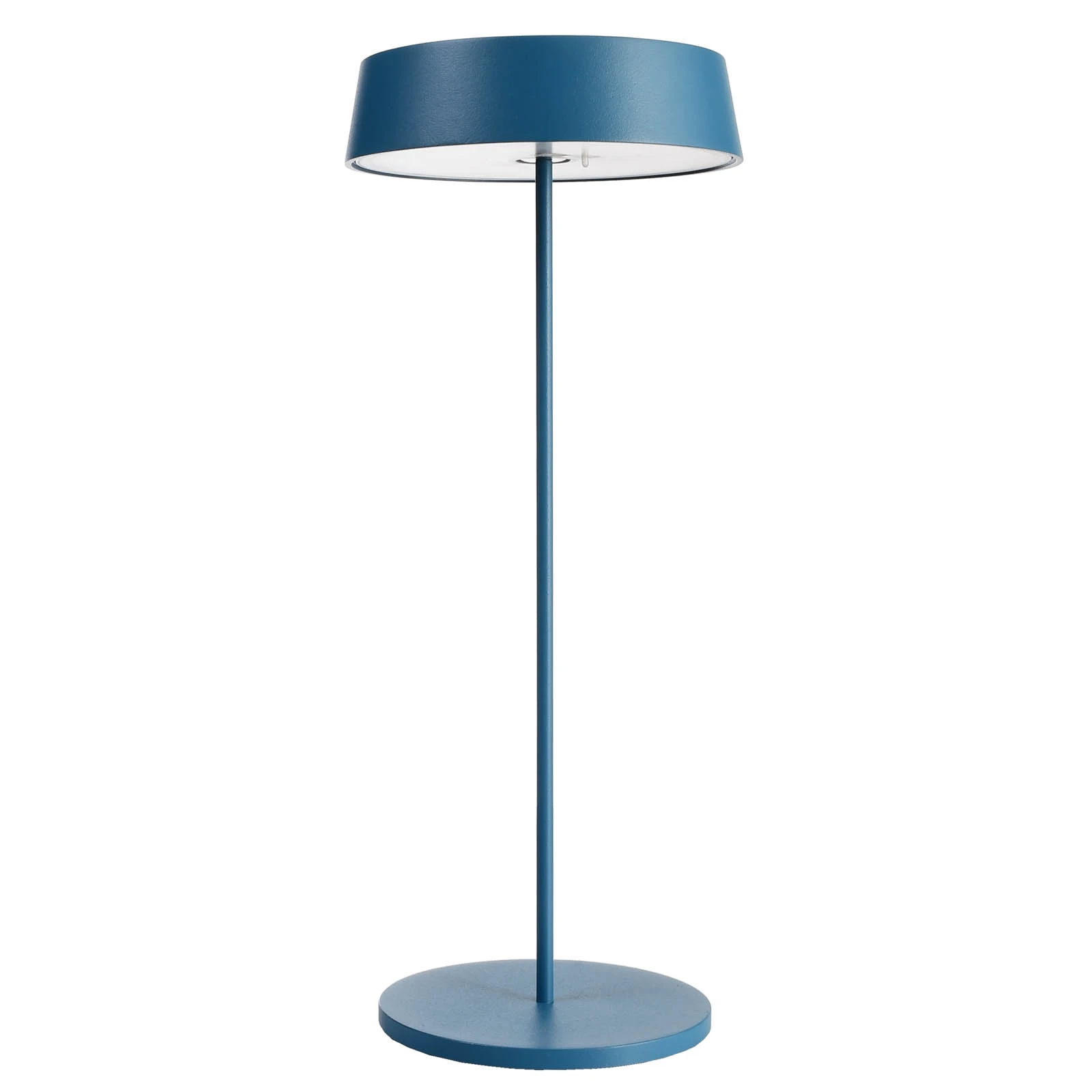 LED tafellamp Miram met accu, dimbaar, blauw