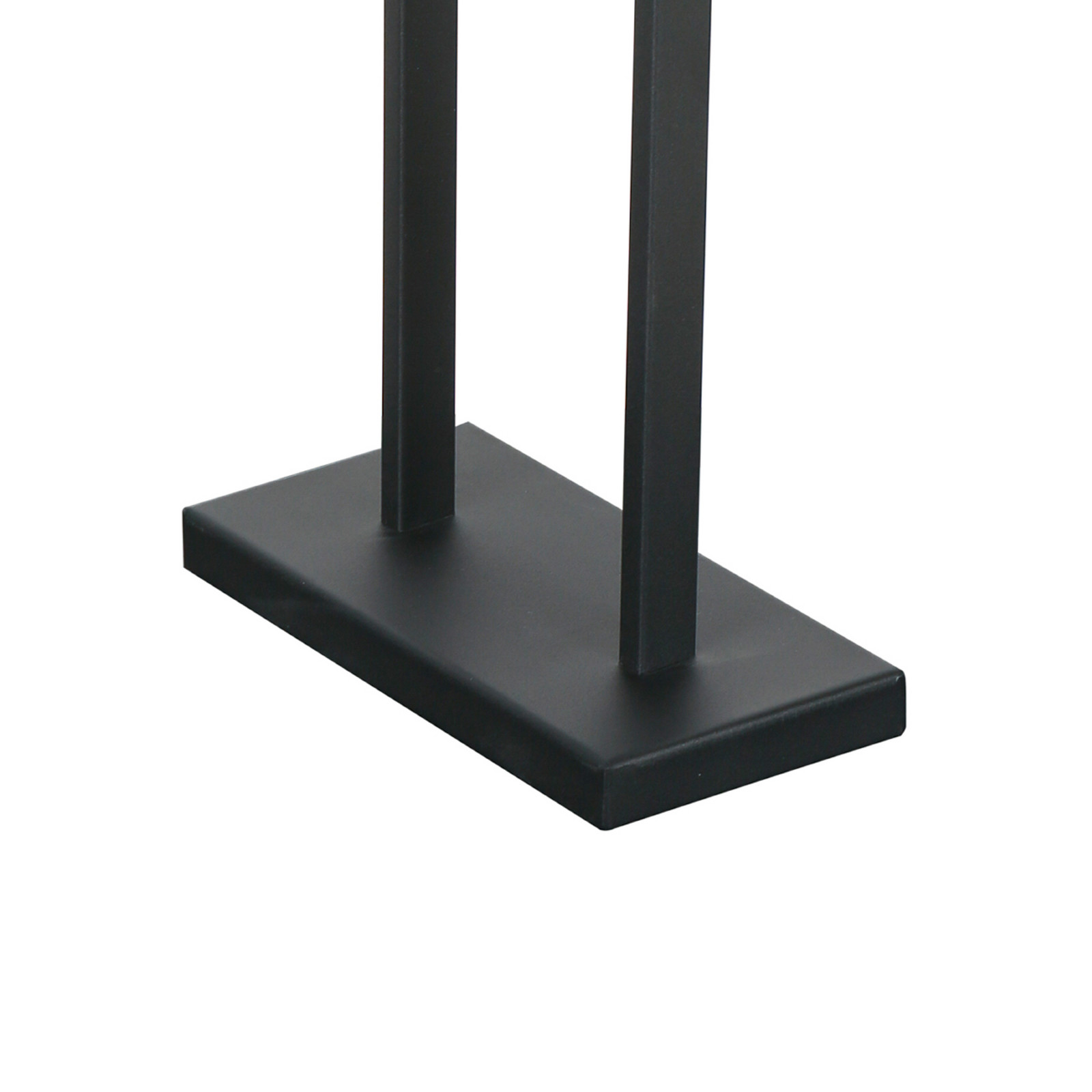 Steinhauer Lampa de masă Stang 3858ZW negru/velur auriu înălțime 55 cm - Camera de zi / sufragerie - negru auriu - Țesătură / Textil