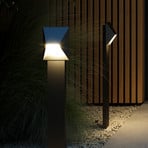 Pontio Garden path light Height 85 cm, black