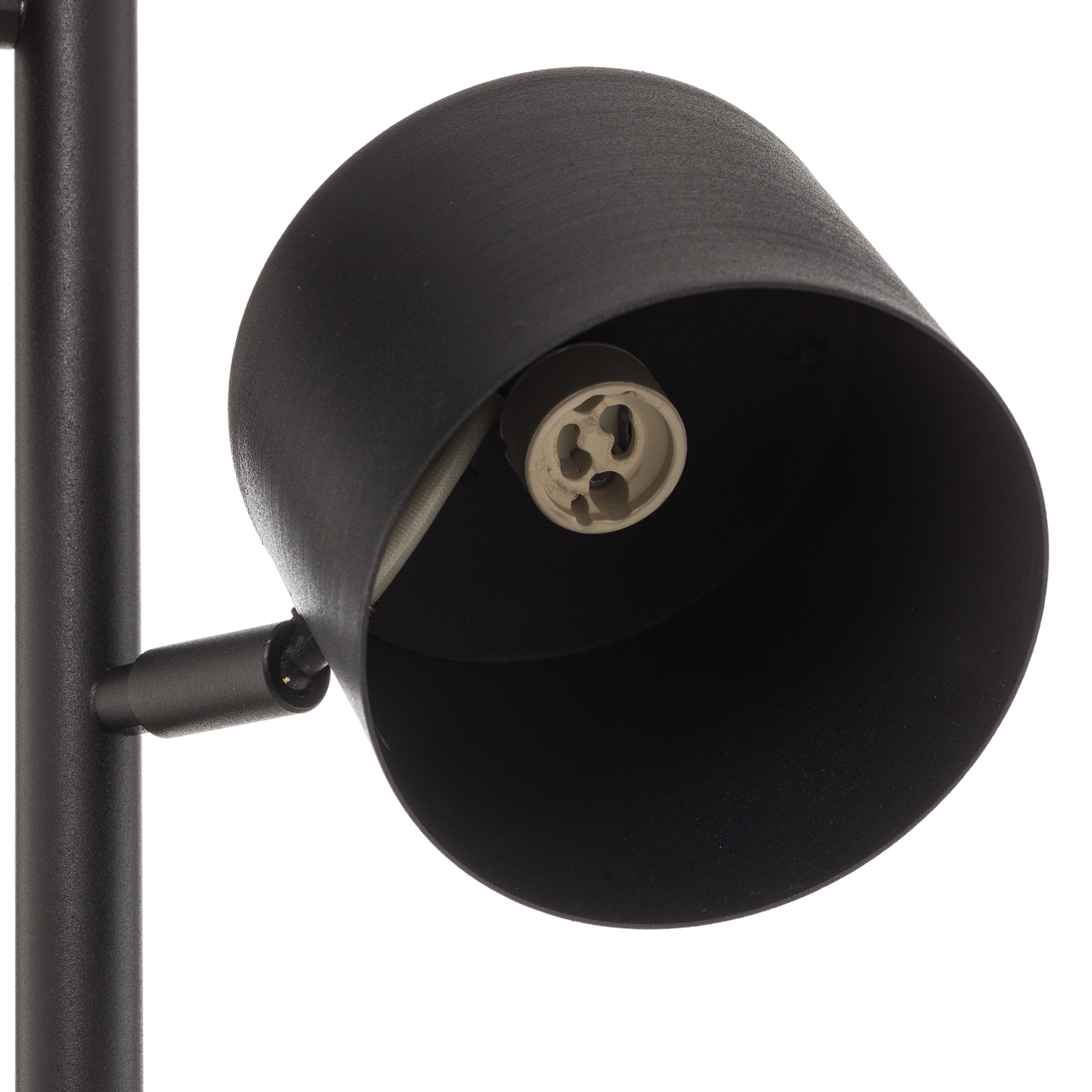 1047 floor lamp, 3-bulb, black