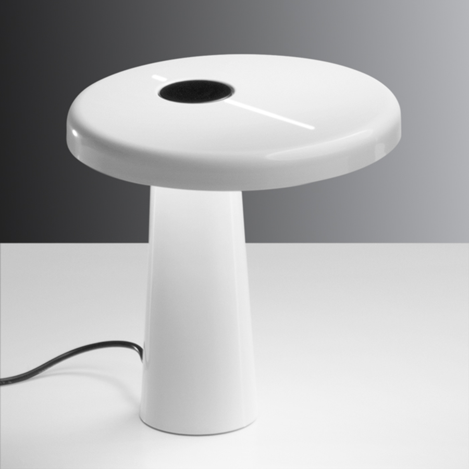 Martinelli Luce Hoop - lámpara de mesa LED, blanco