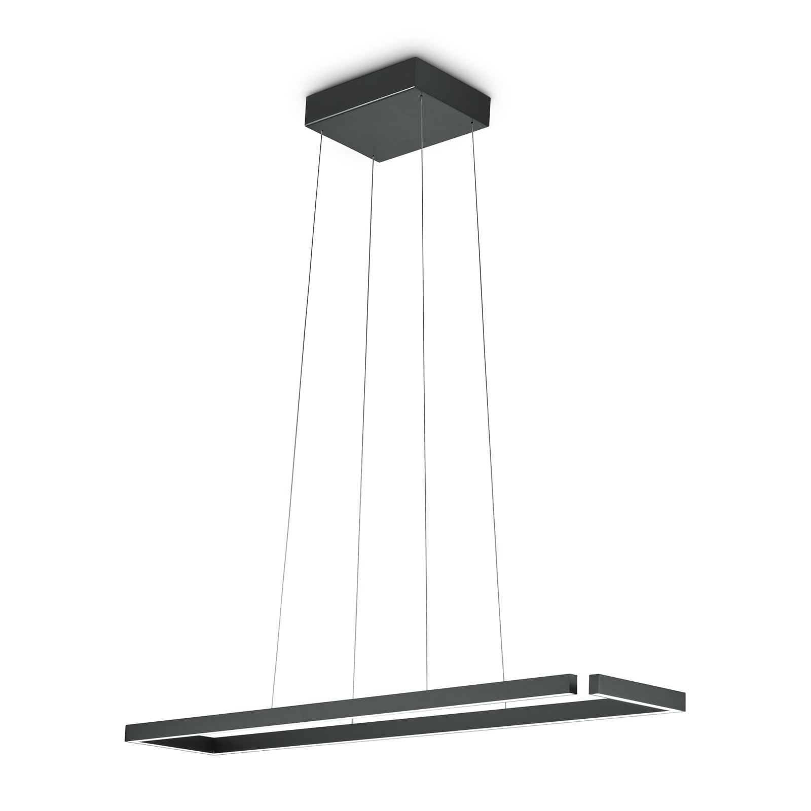 LED-Hängelampe Marisa-100, schwarz matt, 100 x20cm
