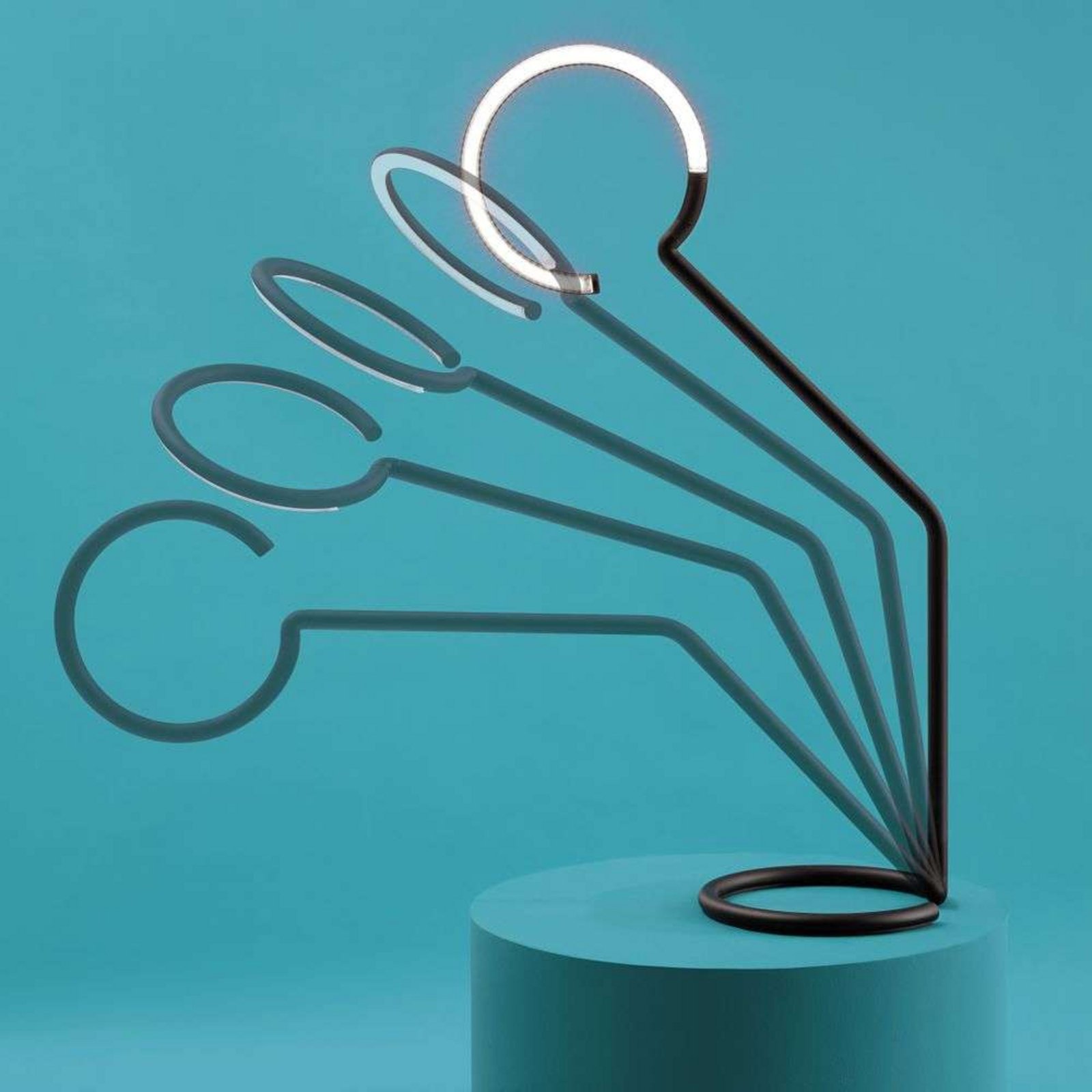 Vine Light Candeeiro de Mesa Black - Artemide