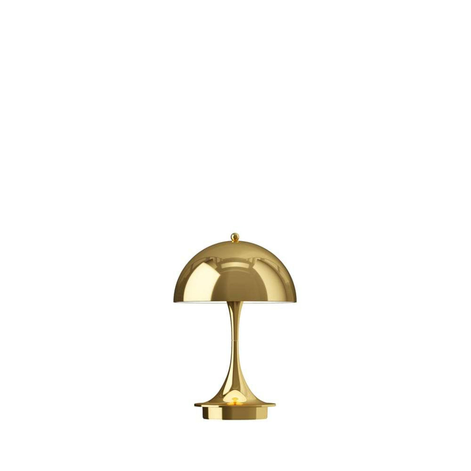 Panthella 160 Portable Table Lamp V3 Brass Metallised - Louis Poulsen