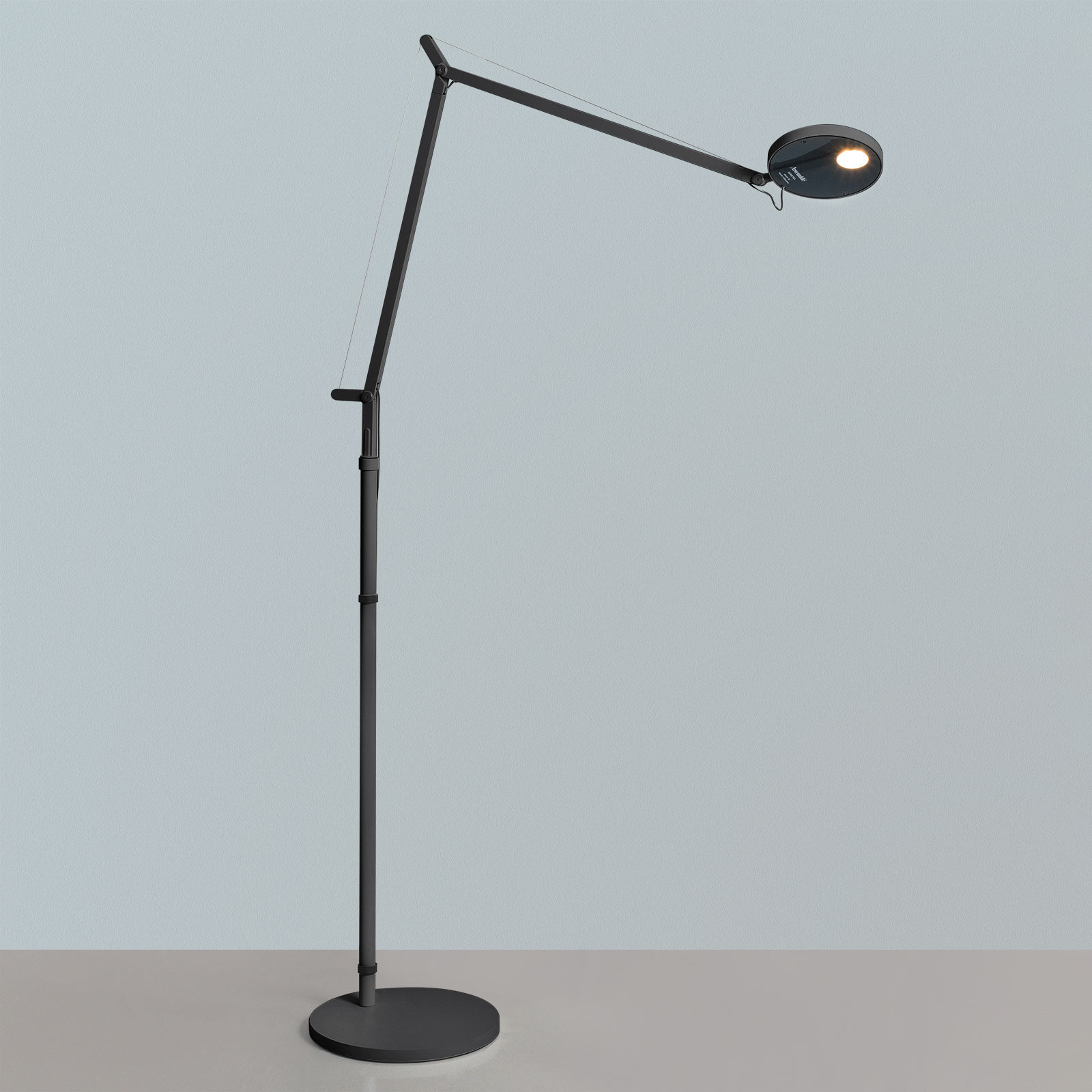 Artemide Demetra professional LED floor lamp, grey