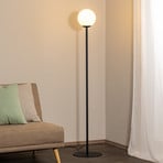 Gulvlampe Joel, svart/hvit, 1 lyskilde