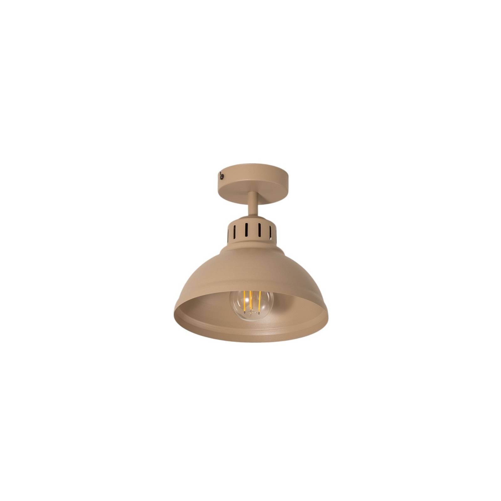 Deckenleuchte Sven, 1-flammig, beige, Stahl