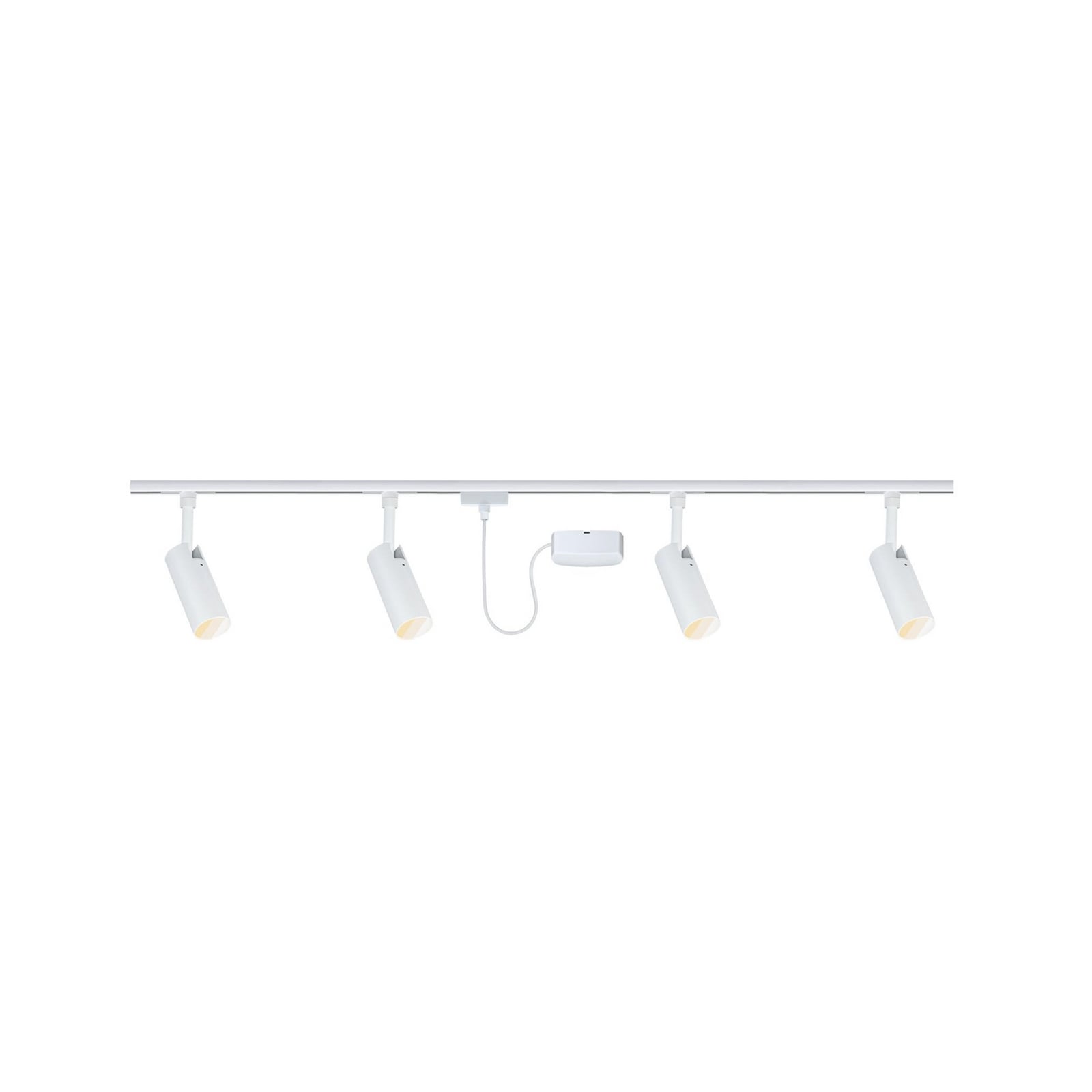 Set de pornire Paulmann URail Tubo, alb, alimentare prin cablu, CCT