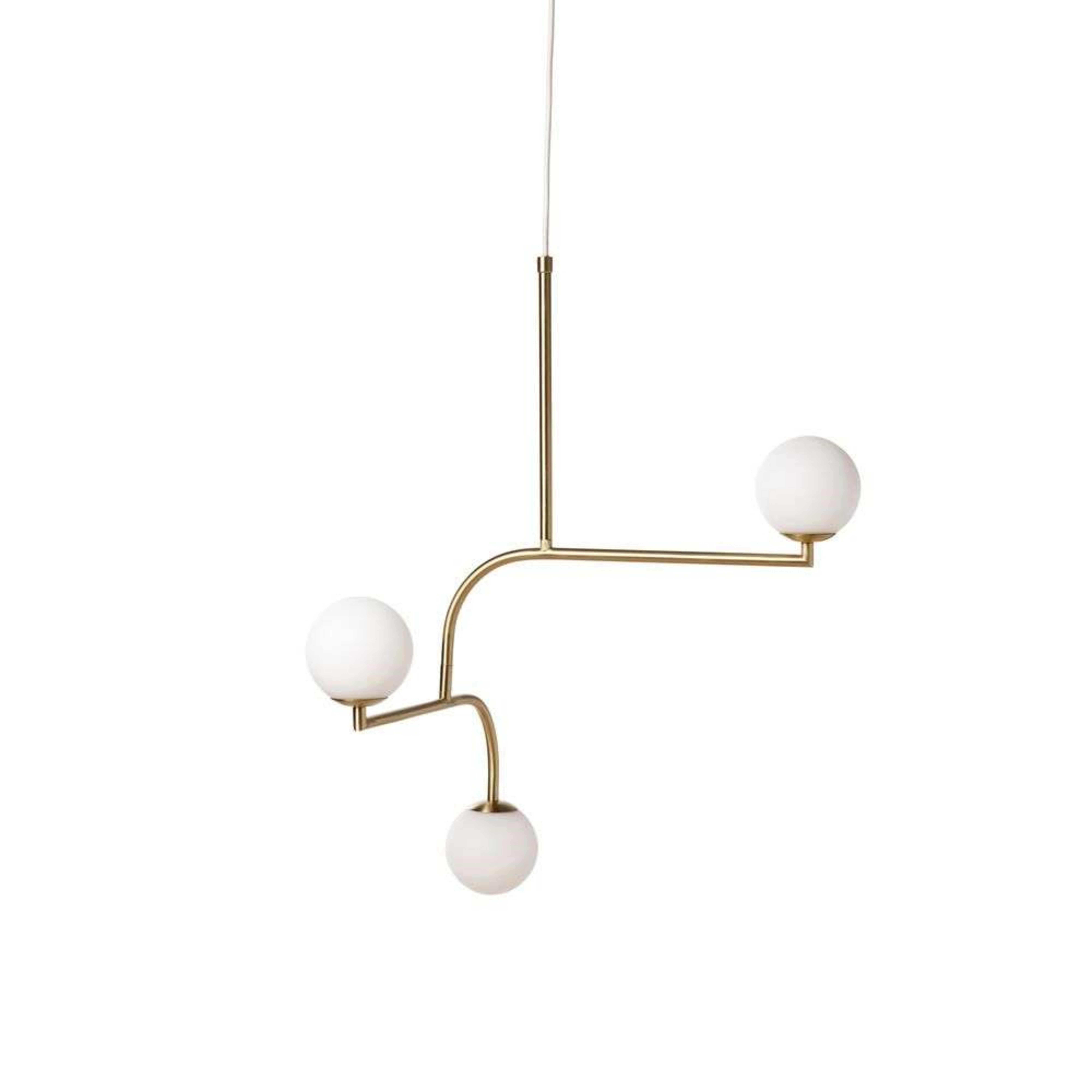 Mobil 70 Pendelleuchte Brass/Opal - Pholc