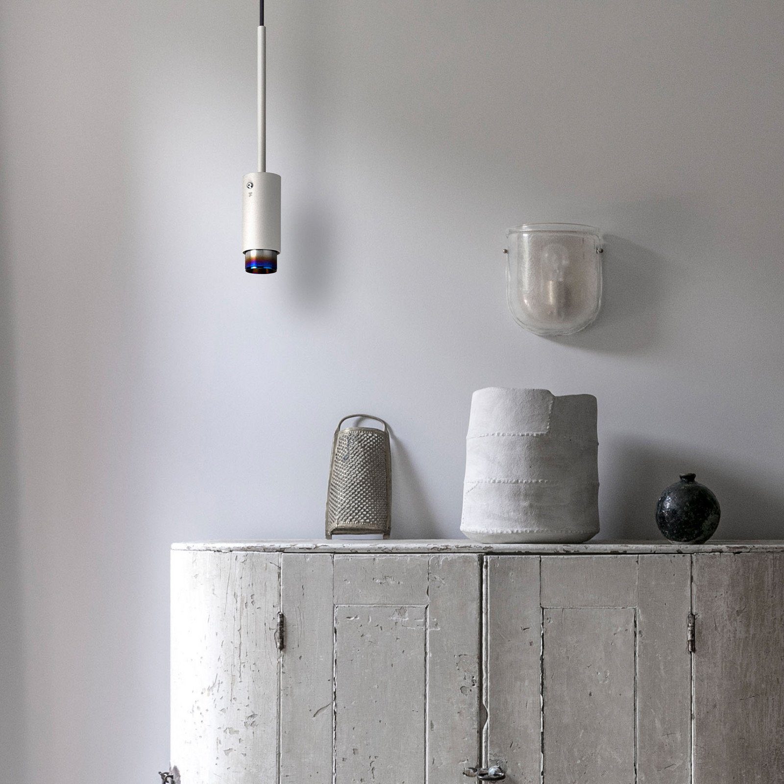 Buster + Punch Exhaust lampă suspendată gri/ars - Bucătărie - modern - gri piatră oțel ars - Metal
