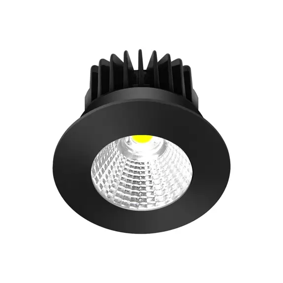 Lampenwelt Arcchio LED-Downlight Lirin, schwarz, 2.700K