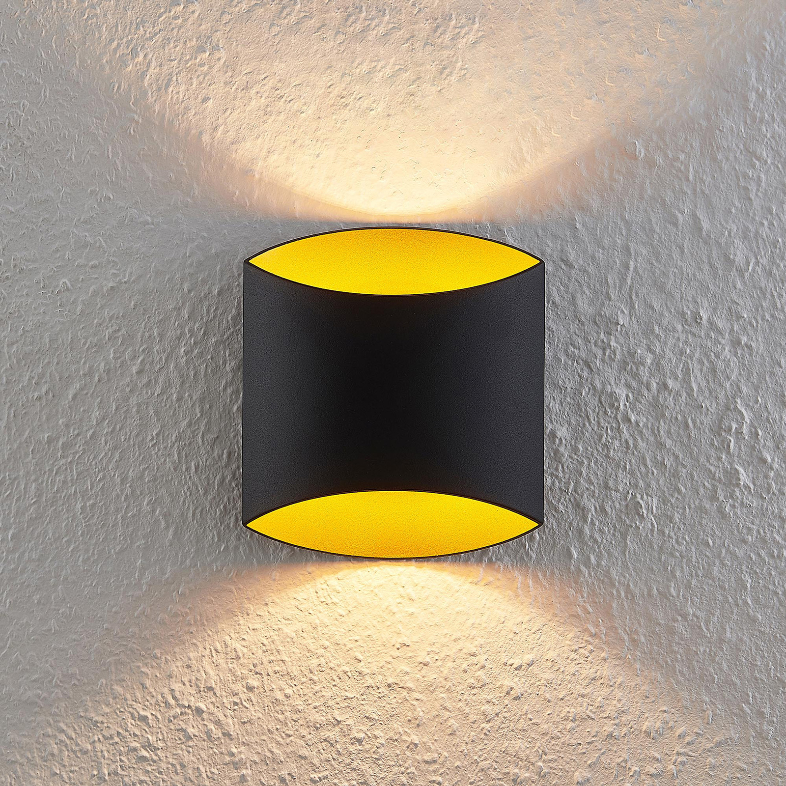 Vilja Vegglampe Black/Gold - Arcchio