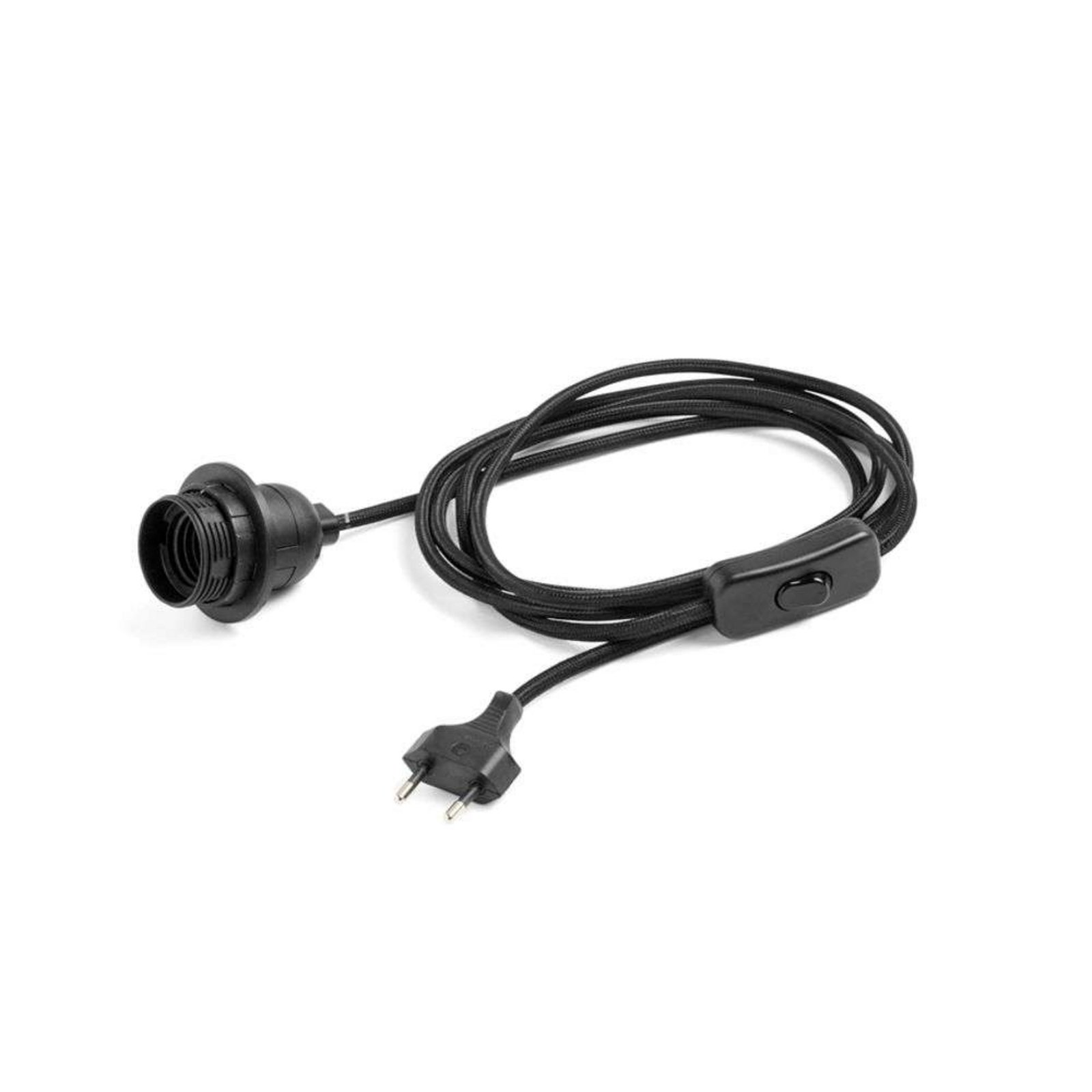 Cable con Enchufe e Interruptor para Lámpara de Sobremesa Black - HAY