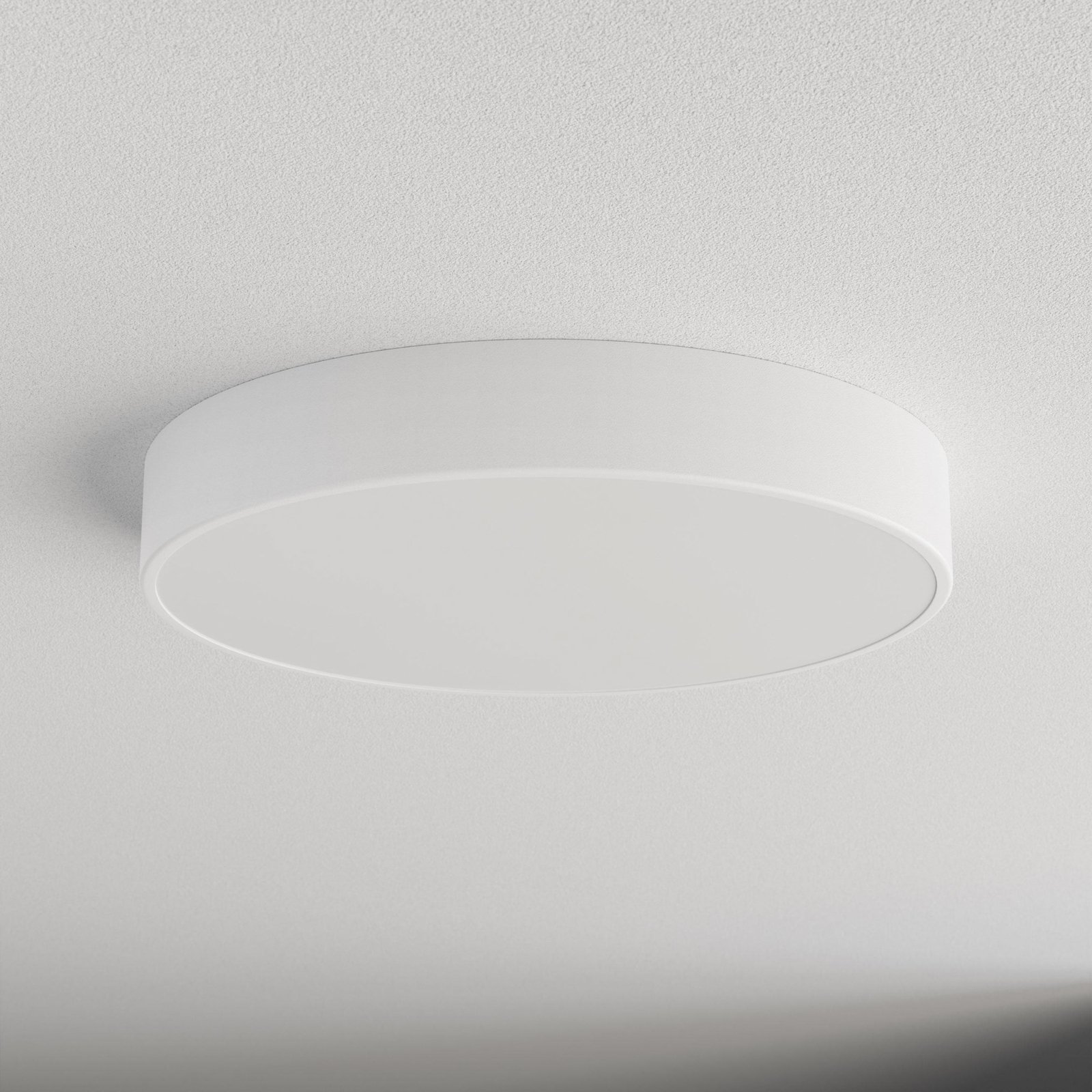 Cleo ceiling light, white, Ø 50 cm, metal, IP54