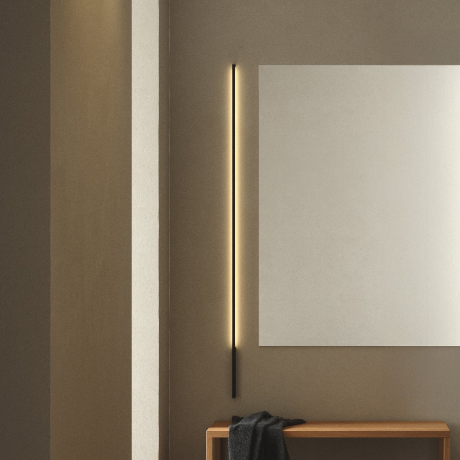 Stripe C/W LED-Lichtleiste schwarz, 200cm, CCT - Light-Point