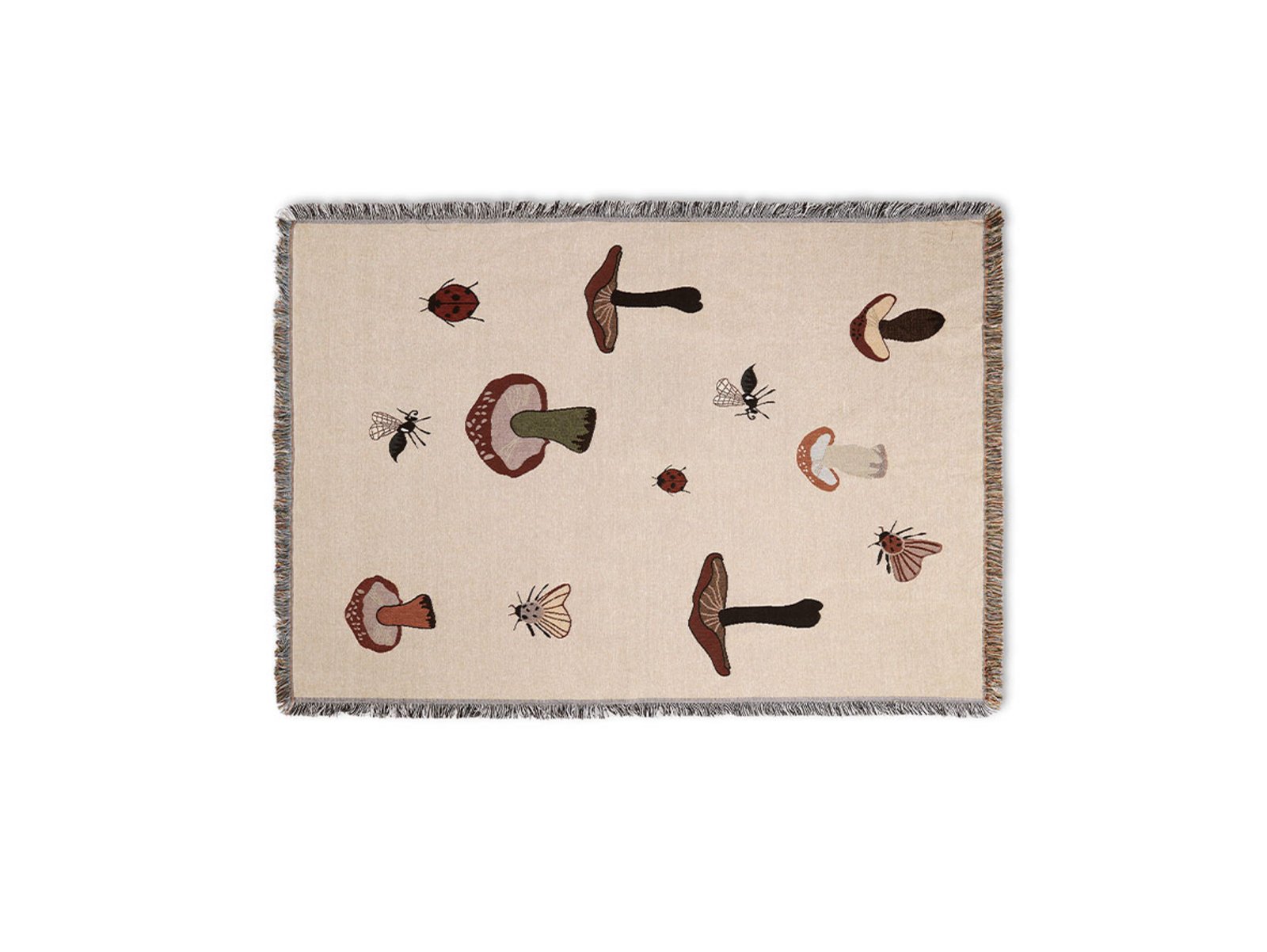 Forest Tapestry Blanket Sand - Ferm Living