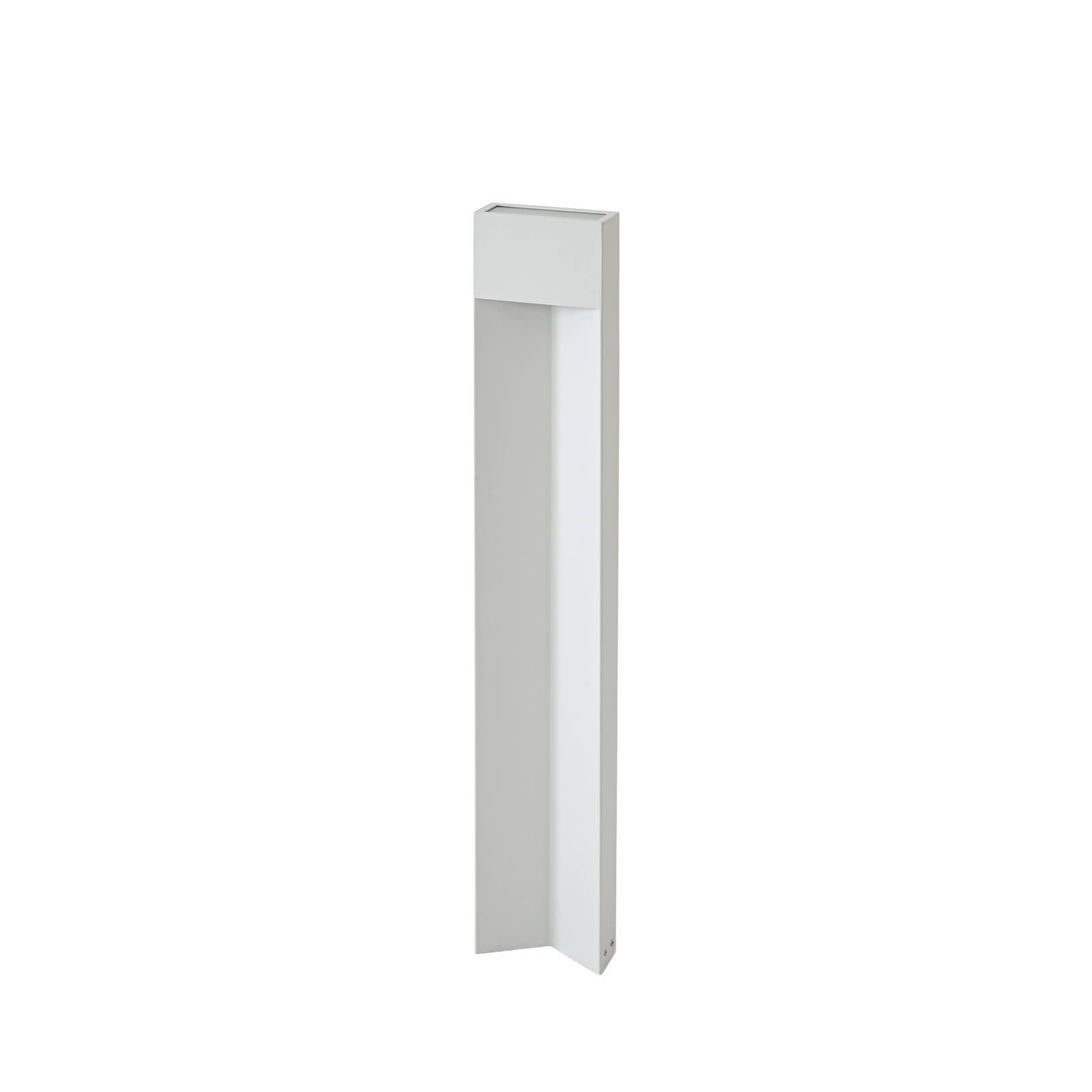 Lucande LED-Wegeleuchte Kaholo, hellgrau, 90 cm, IP44