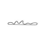 Curvature Towel Hanger Black Brass - ferm LIVING