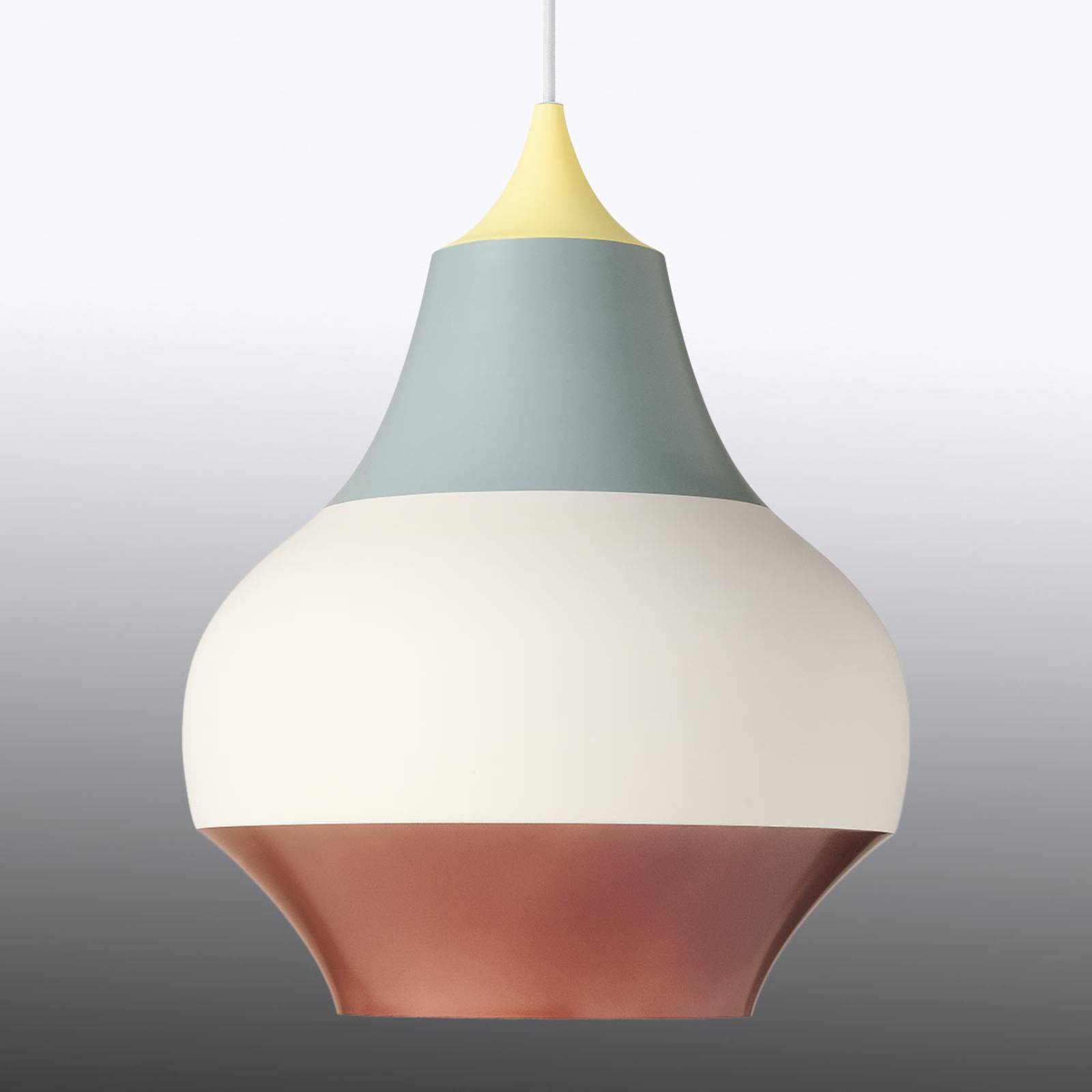 Louis Poulsen Cirque lampa wisząca, żółta, 38 cm