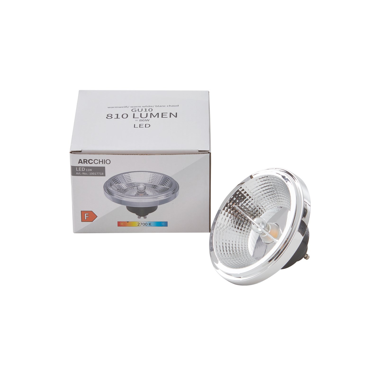 Arcchio LED bulb GU10 ES111 11W 2,700K dimmable