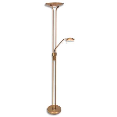 Lampadaire à éclairage indirect LED Mexlite, métal
