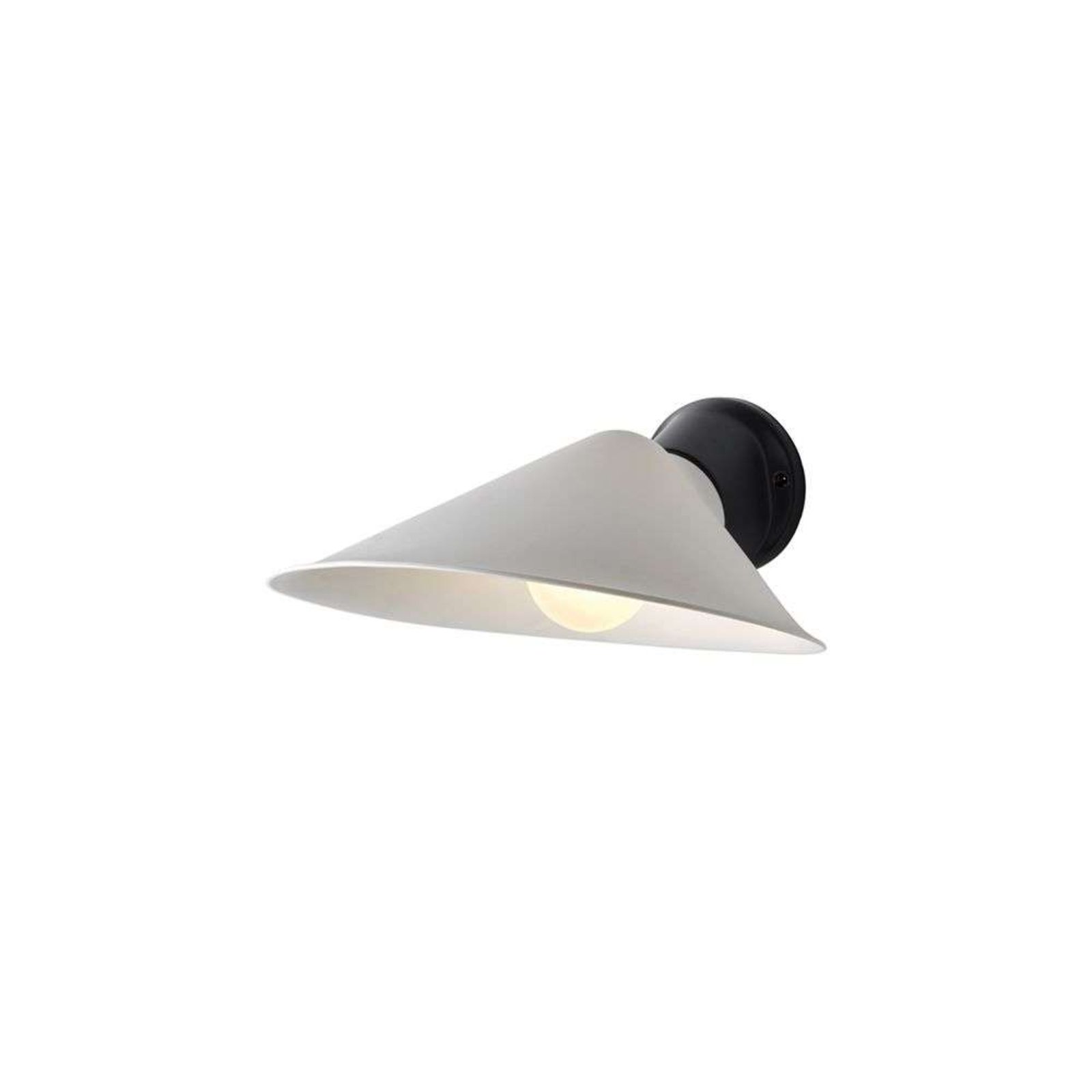 Plume CA Aplique de Pared Black/Porcelain - DCW