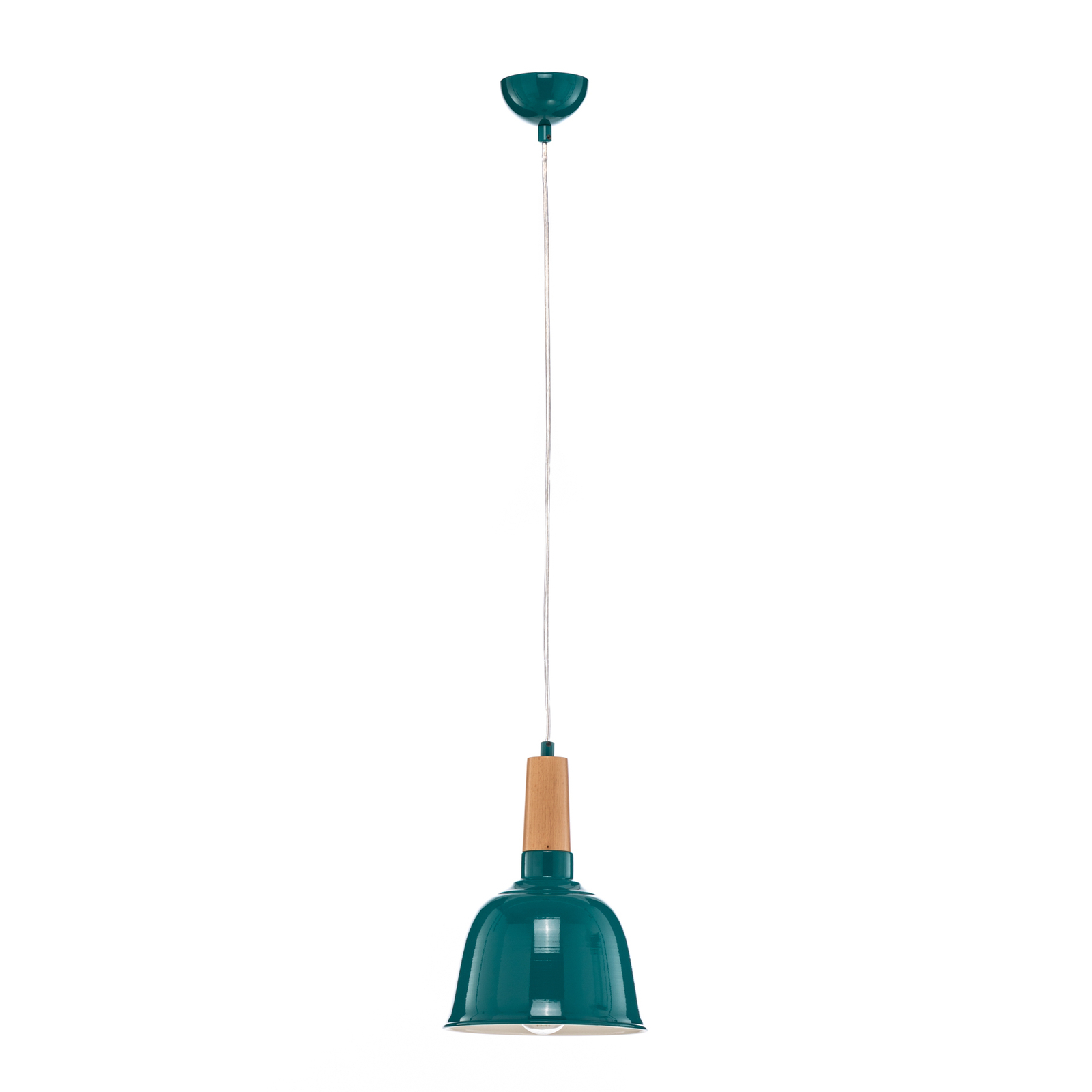 Hanglamp AV-4100-A2-BTK-20 in turquoise glanzend