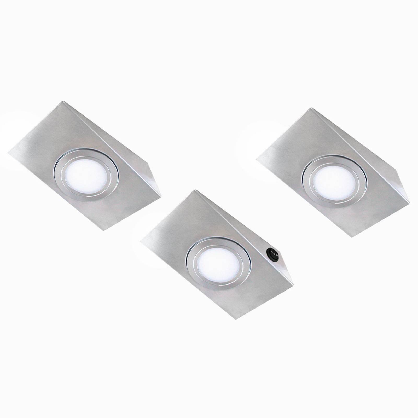 Keili LED-underskabsbelysning, 3, 2-trins kontakt