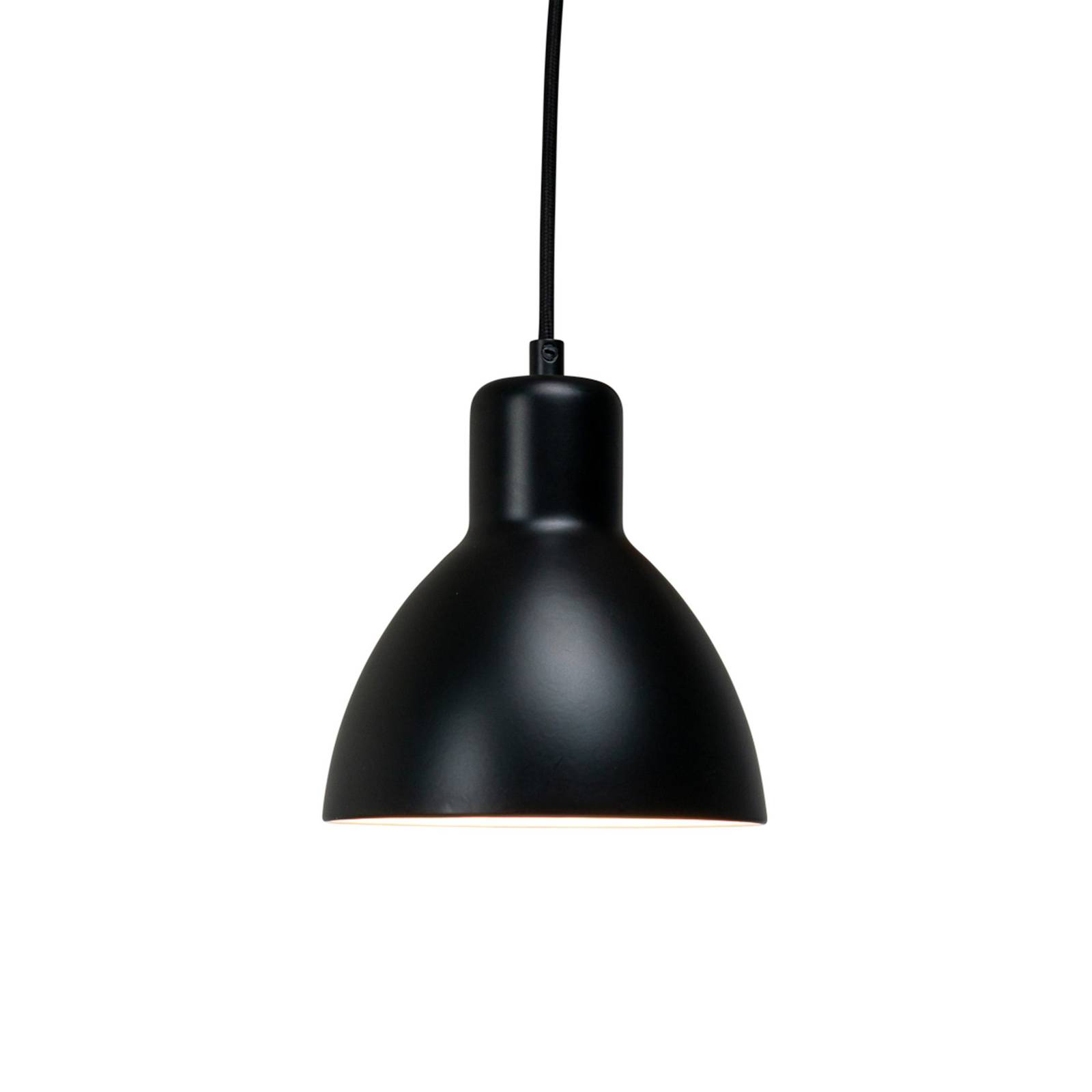 Lampa wisząca Dyberg Larsen Skagen czarna Ø 16 cm metal