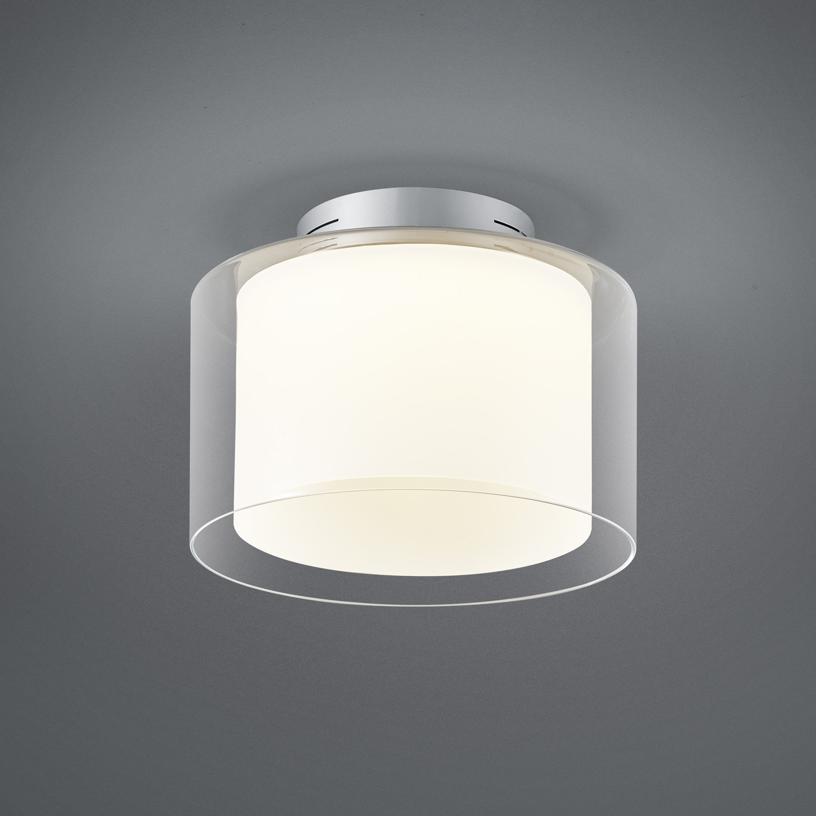 BANKAMP Grand Clear lampa sufitowa LED, Ø 32 cm